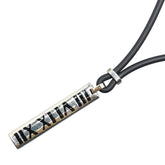 ティファニー アトラス ネックレス シルバー ブラック SV925 シルバー ラバー レディース TIFFANY&Co. 【中古】